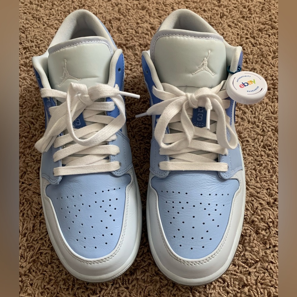 Nike Air Jordan 1 Low SE Mighty Swooshers Football Grey Polar Ghost
